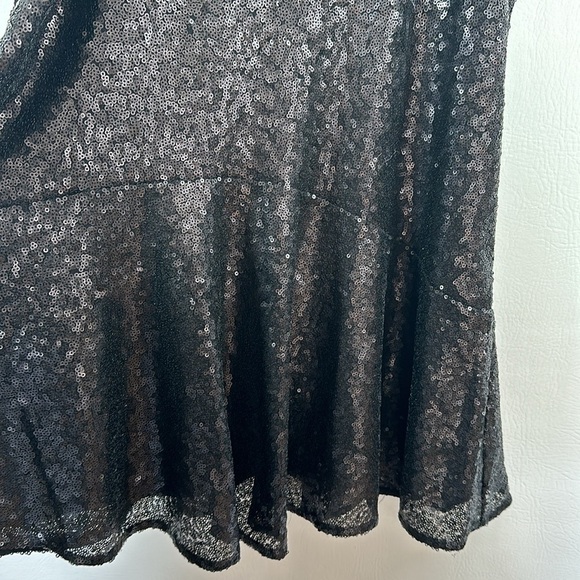 Free People Black Sequin Mini Dress, XS - Picture 3 of 7